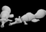 sculpt 3d articulated model, toy, flexi for 3d printing